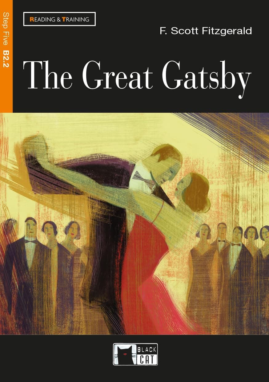 Portada de GREAT GATSBY STEP FIVE B2.2: The Great Gatsby (Reading and training) - 9788853007889