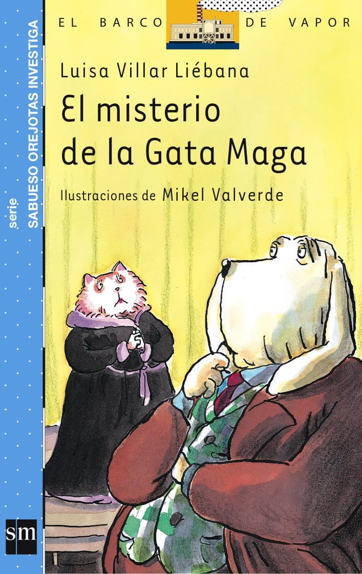 Portada de El misterio de la Gata Maga (El Barco de Vapor Azul)