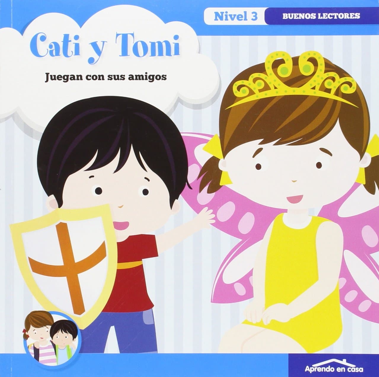 Portada de Cati y Tomi: Buenos lectores. Nivel 3.3