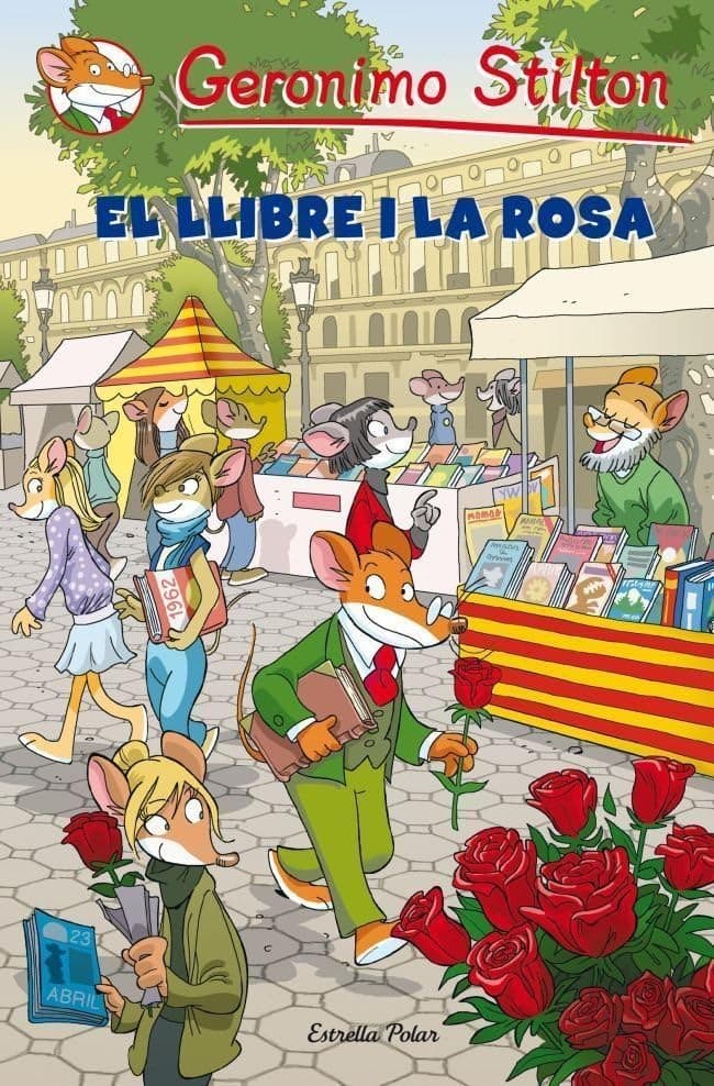 Portada de El Llibre I La Rosa: Sant Jordi Geronimo Stilton 2012 (edició especial)