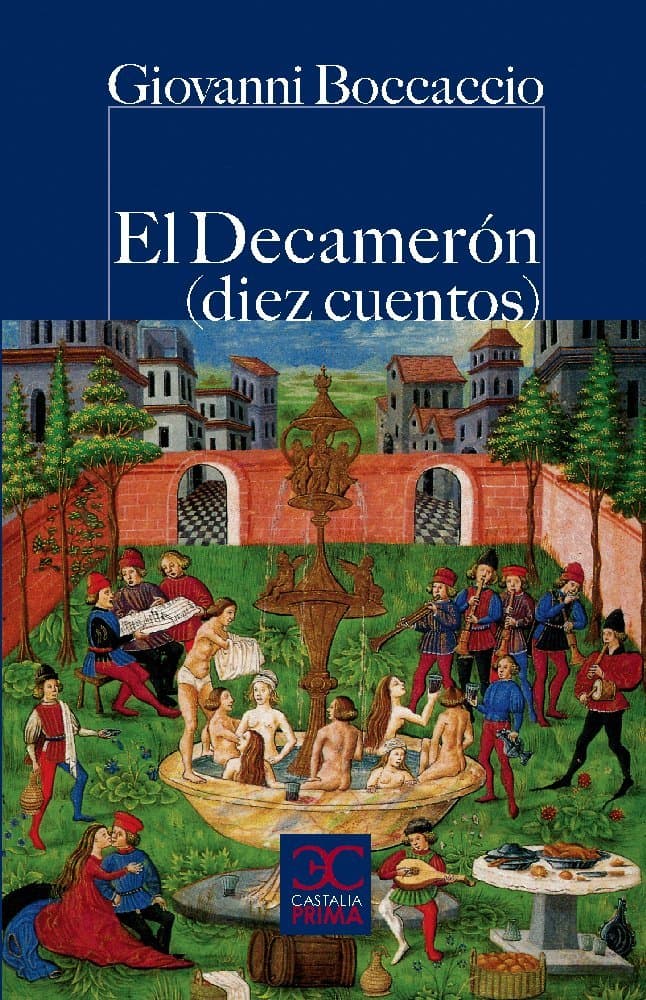 Portada de El Decamerón: Diez Cuentos (CASTALIA PRIMA. C/P.)