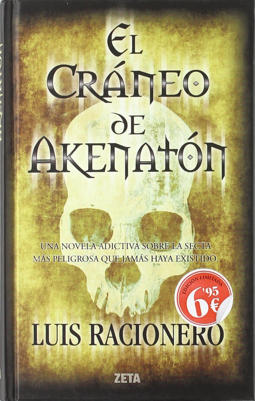 Portada de El cráneo de Akenatón (B DE BOLSILLO)