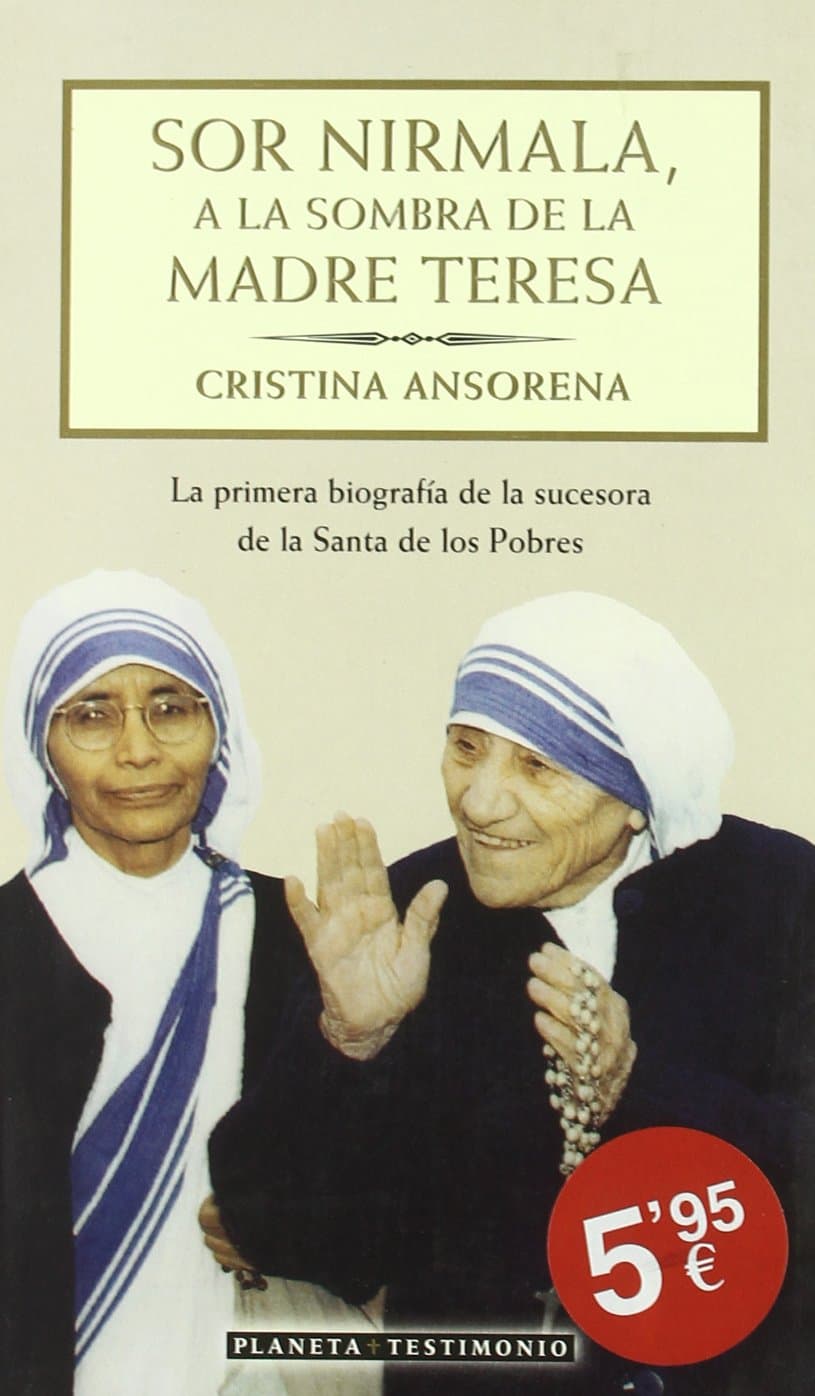 Portada de Sor Nirmala, a la sombra de la Madre Teresa/ Sister Nirmala, in the shadow of Mother Teresa