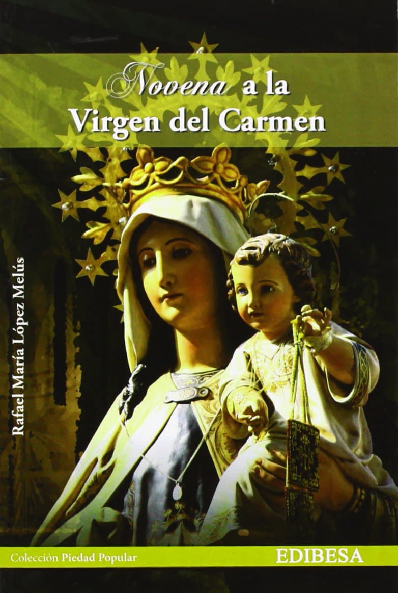 Portada de Novena a la Virgen del Carmen (PIEDAD POPULAR)