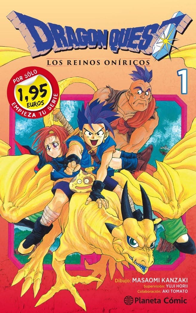 Portada de MM Dragon Quest VI nº 01 1,95: Los reinos oníricos (Manga Manía)