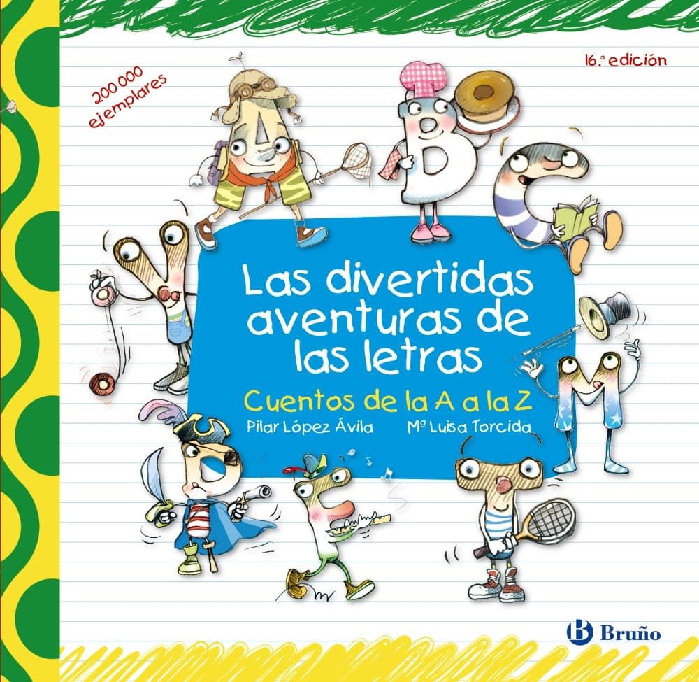 Portada de Las divertidas aventuras de las letras (Castellano - A PARTIR DE 3 AÑOS - LIBROS DIDÁCTICOS - Las divertidas aventuras de las letras y los números), versión en español