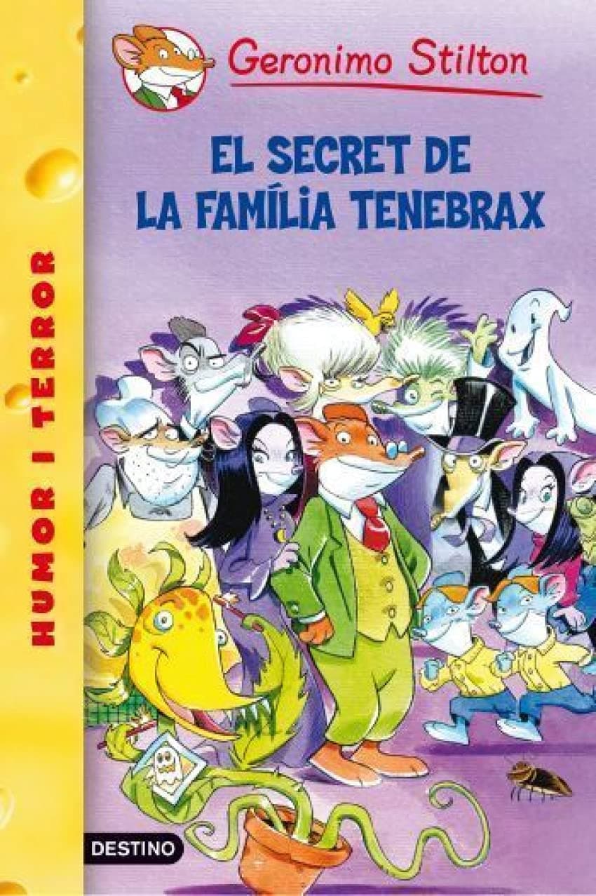 Portada de 18- El secret de la família Tenebrax (GERONIMO STILTON. ELS GROCS)