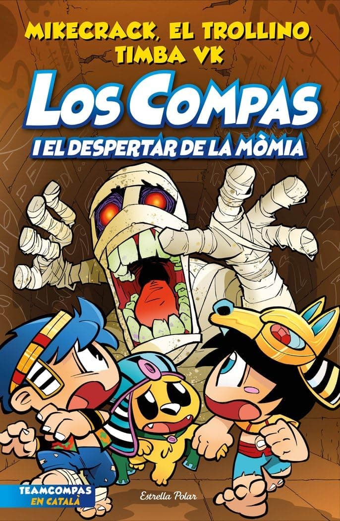 Portada de Los Compas 9. Los Compas i el despertar de la mòmia (Lectors avançats) Idioma del libro: catalán