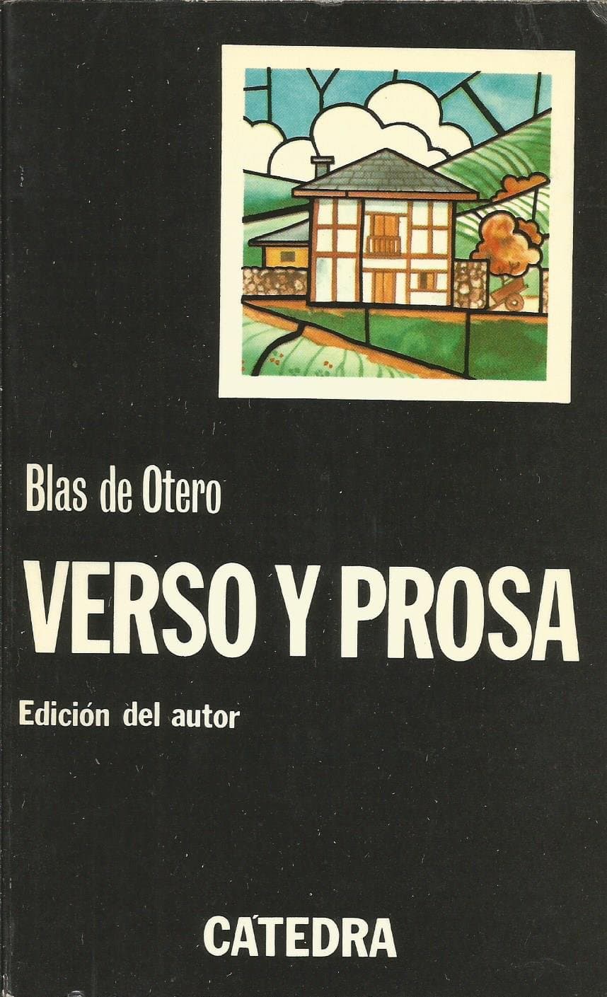 Portada de Verso y prosa (Letras Hispánicas)