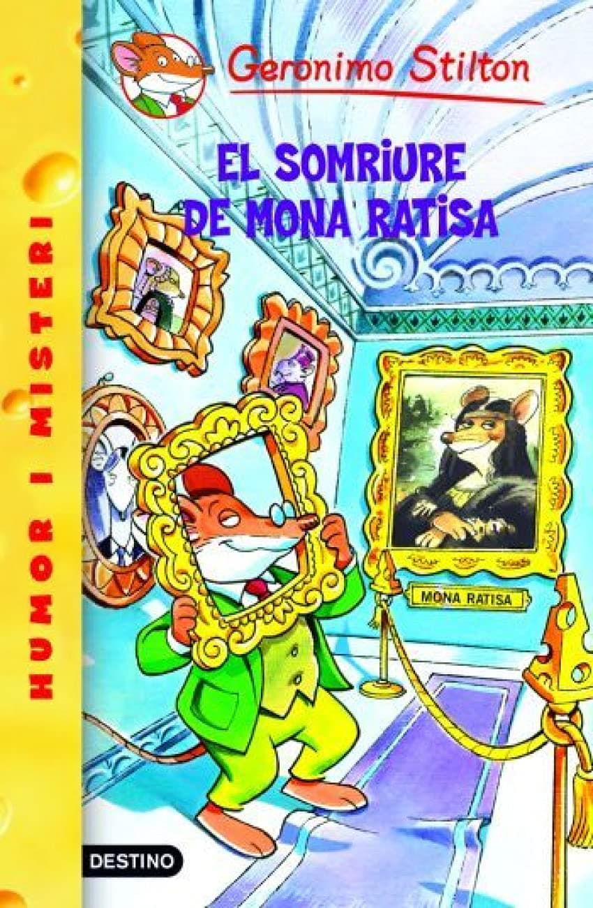 Portada de 7- El somriure de Mona Ratisa (GERONIMO STILTON. ELS GROCS)
