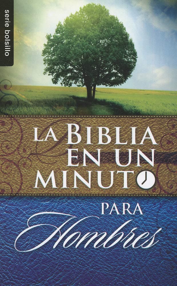 Portada de Biblia en un Minuto: Para Hombres = One Minute Bible: For Men