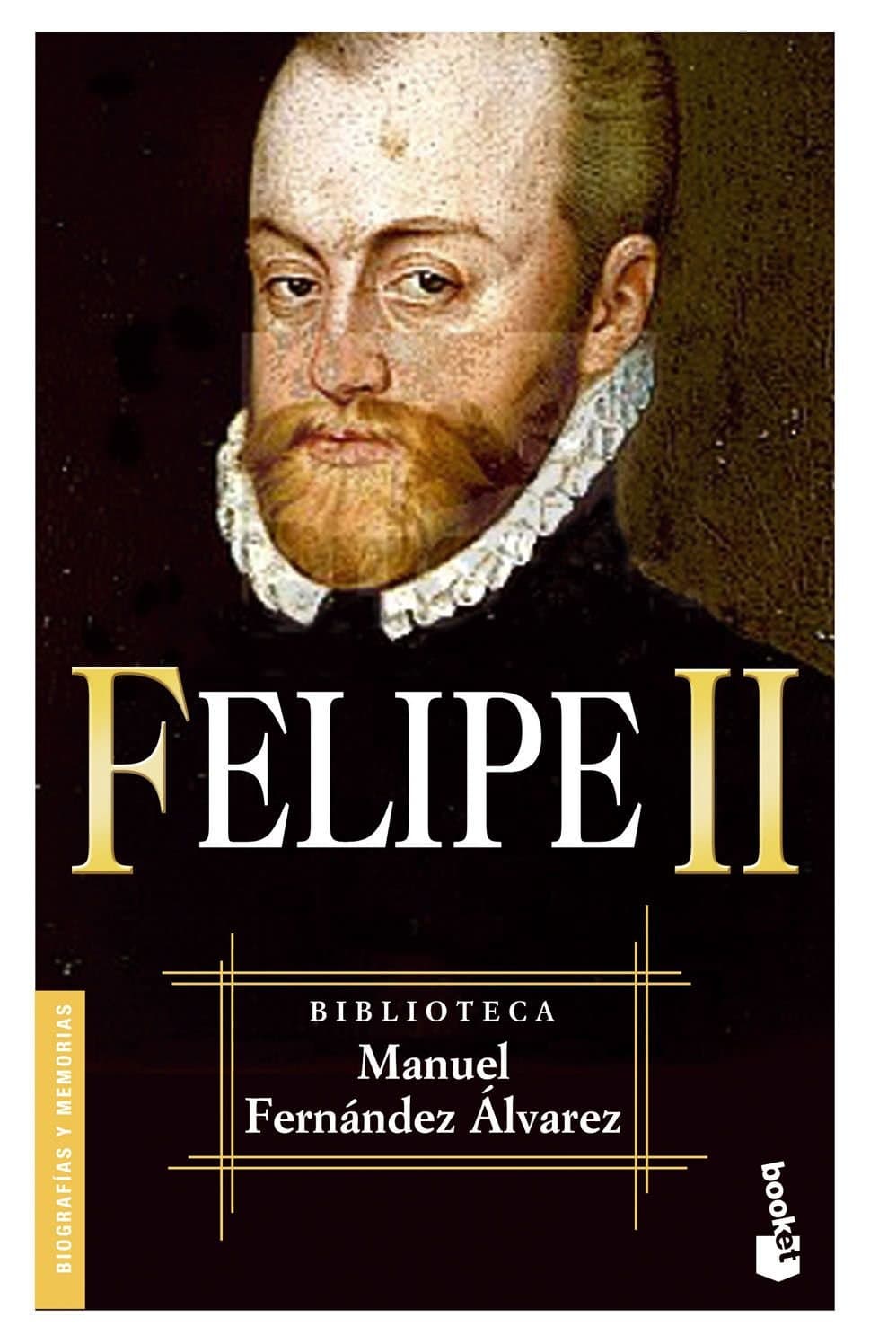 Portada de Felipe II (Biblioteca Manuel Fernández Álvarez)