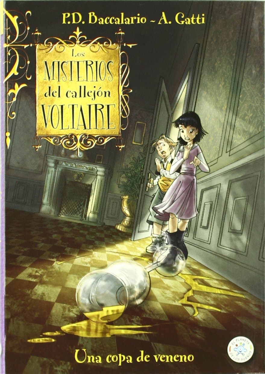 Portada de Una Copa de Veneno. Voltaire (El planeta de los sueños)