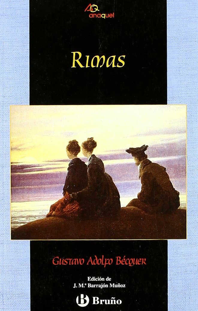 Portada de Rimas de Bécquer (Castellano - Bruño - Anaquel)