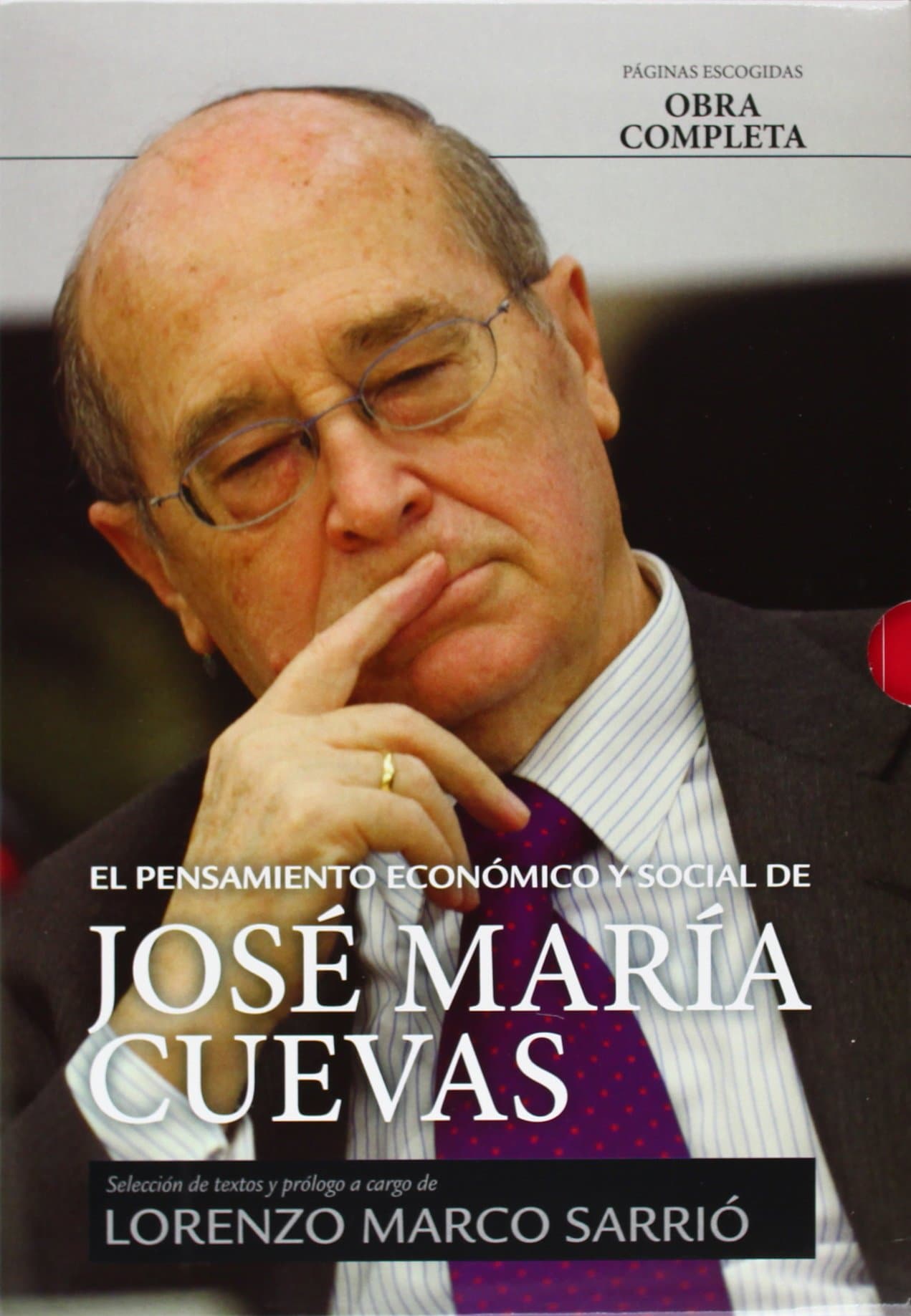 Portada de El pensamiento económico y social de José María Cuevas: 2