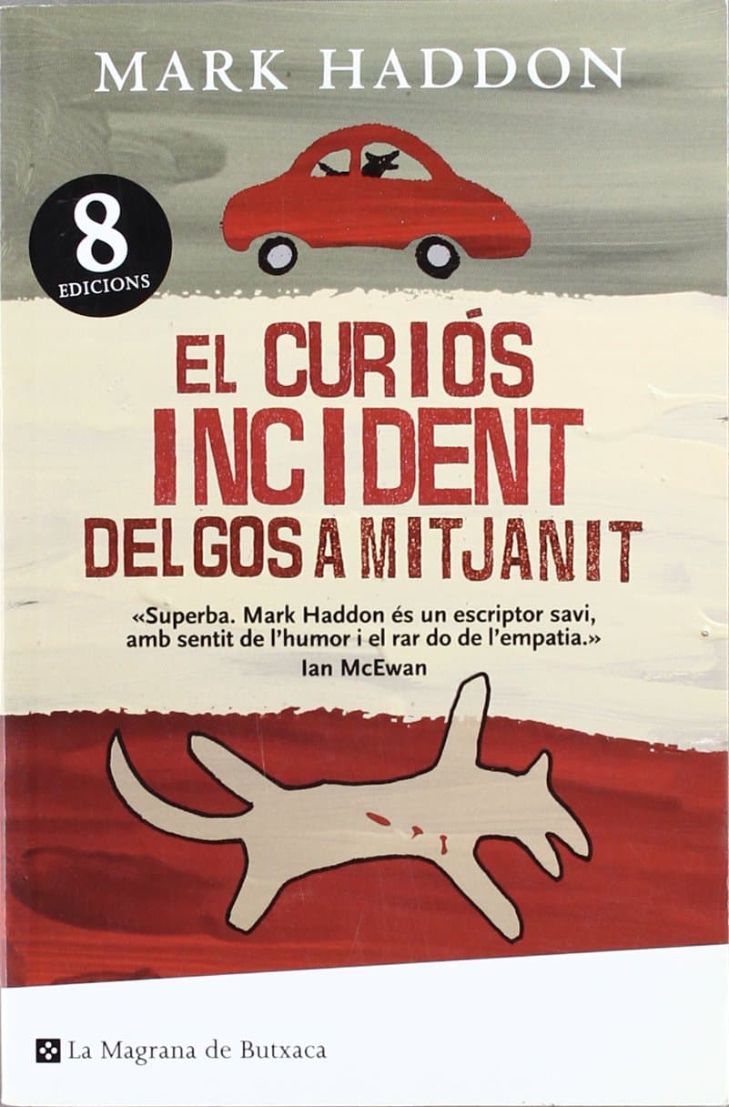 Portada de El curios incident del gos mitjanit.Butx: 000 (BUTXACA)