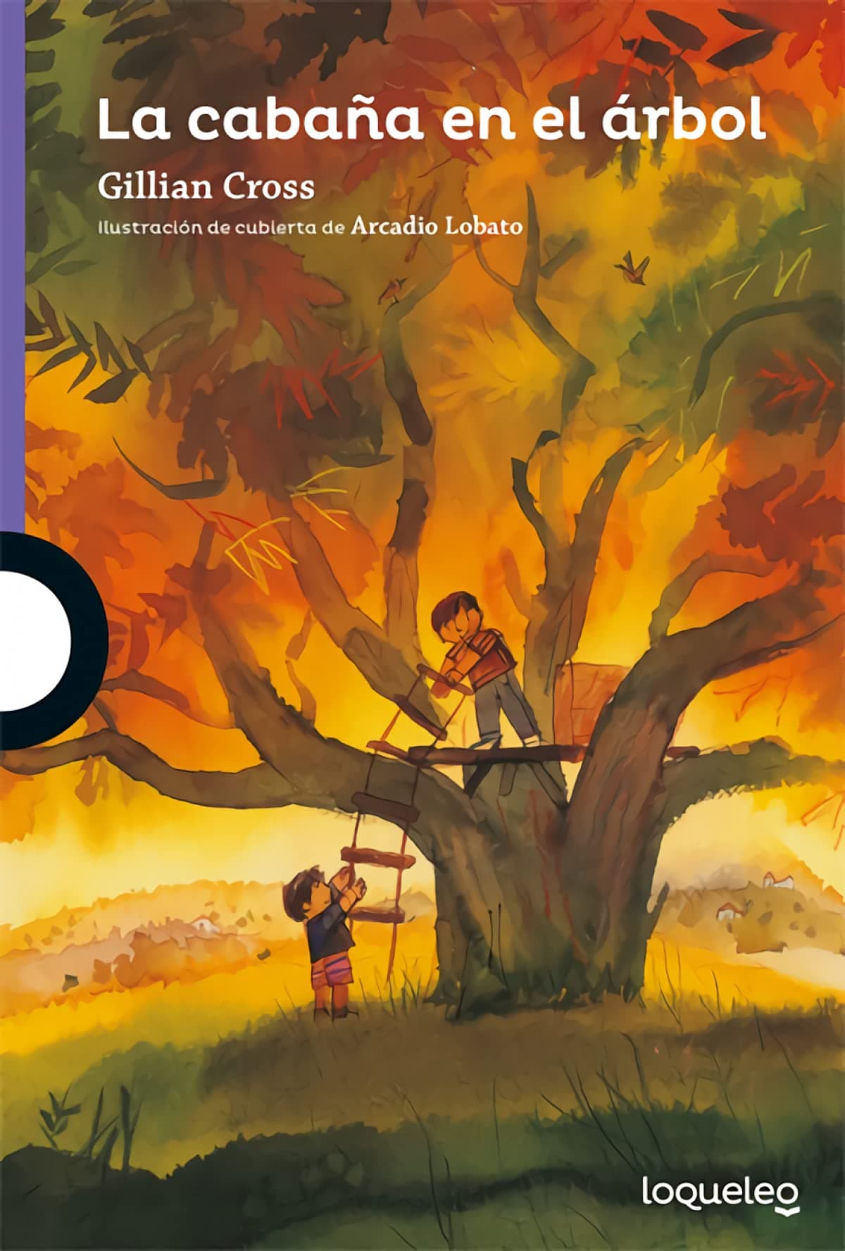Portada de La cabaña en el árbol (SERIE MORADA(+8))