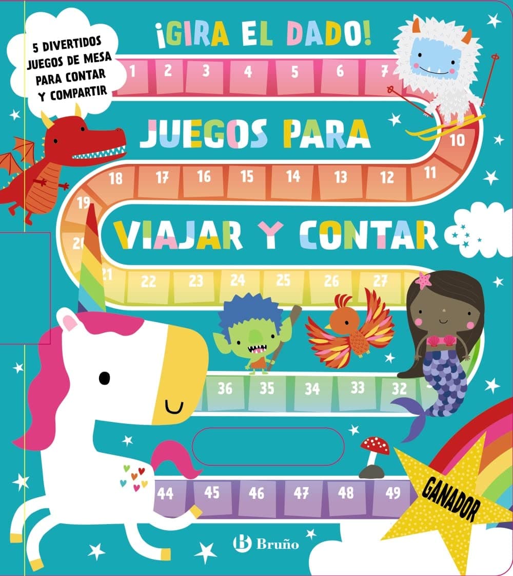 Portada de ¡Gira el dado! Juegos para viajar y contar (Castellano - A PARTIR DE 6 AÑOS - MANIPULATIVOS (LIBROS PARA TOCAR Y JUGAR), POP-UPS - Otros libros)