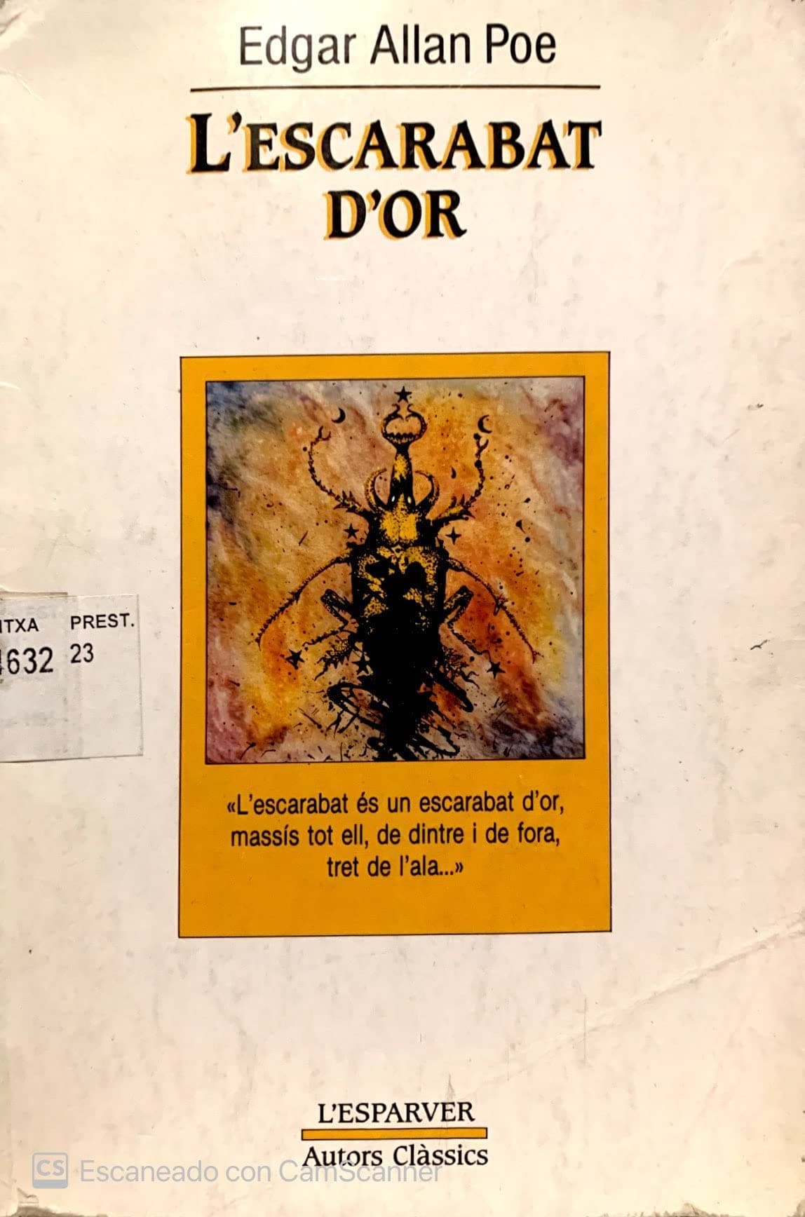 Portada de L'escarabat d'or: 000 (OTROS LA MAGRANA)