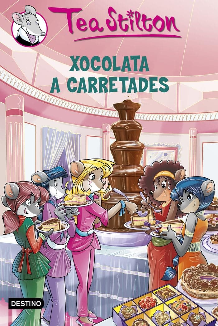 Portada de Xocolata a carretades: Tea Stilton 19 (TEA STILTON. TAPA DURA)