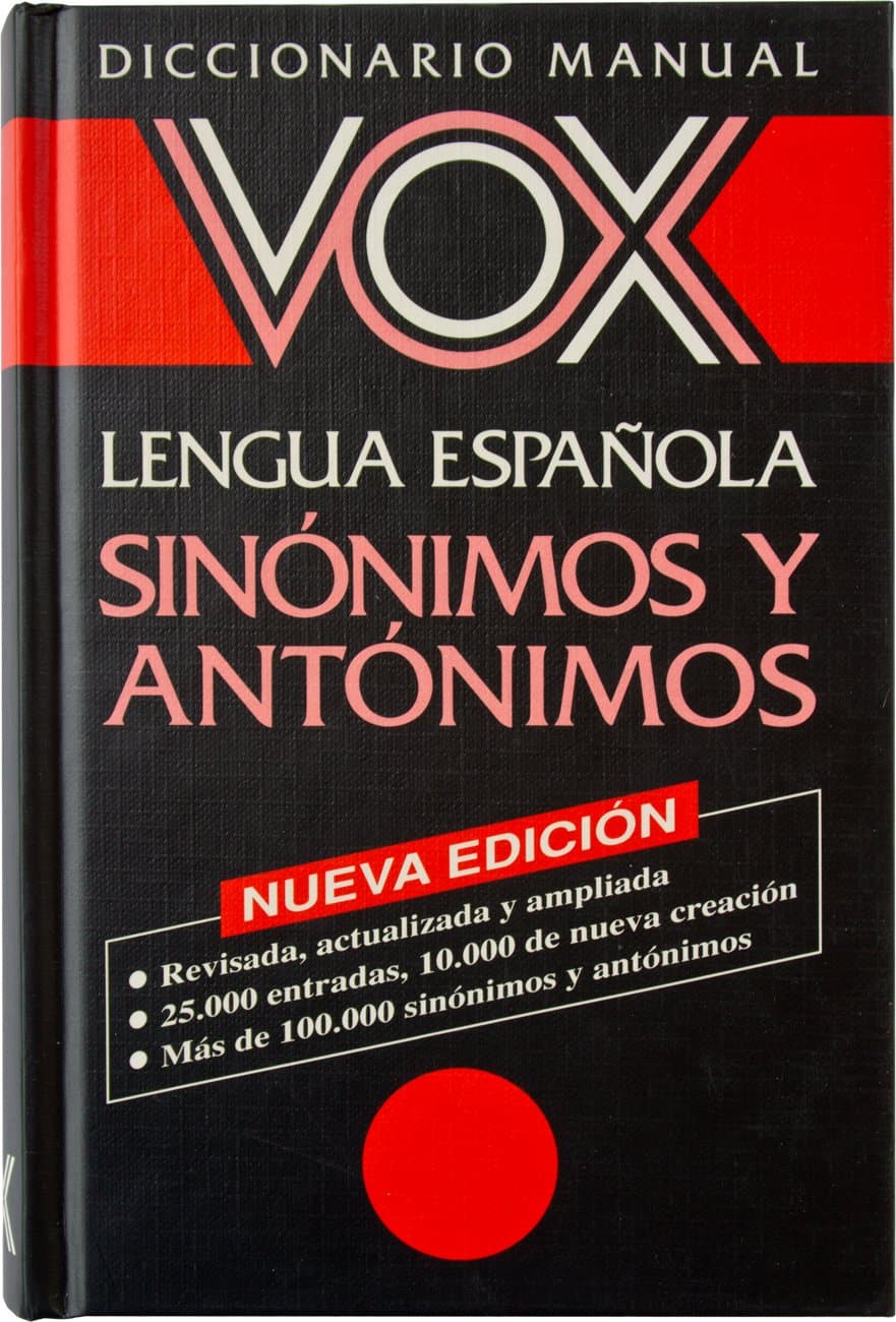 Portada de Diccionario Manual De Sinonimos y Antonimos