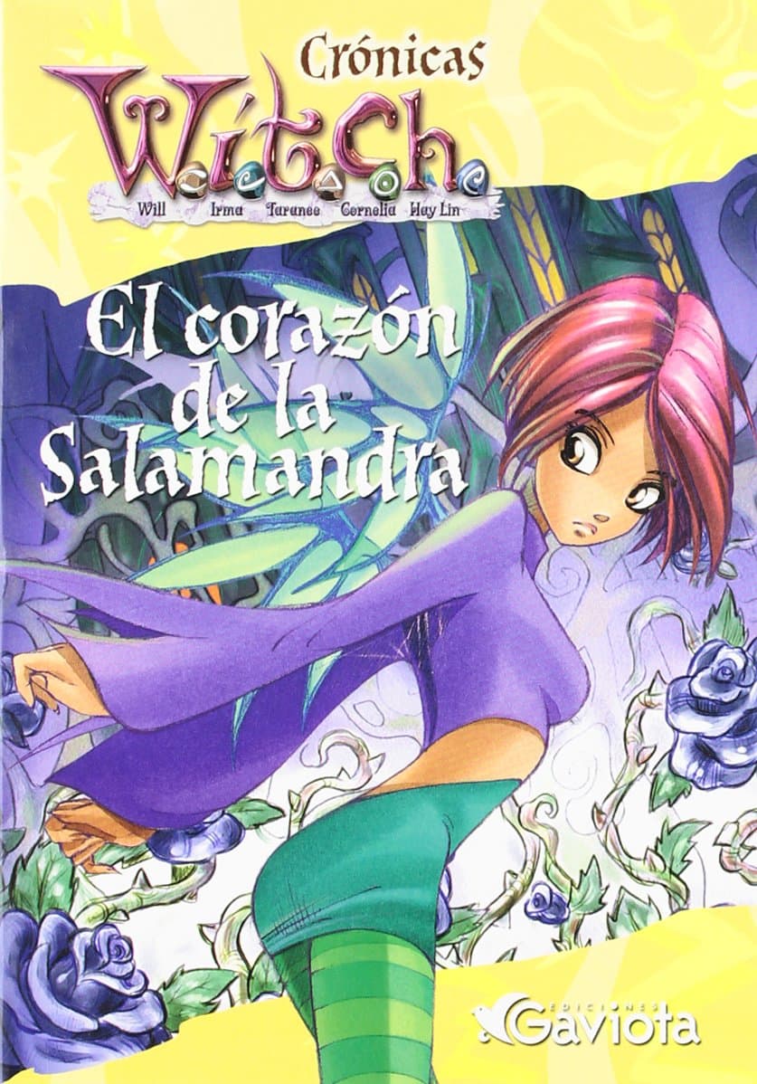Portada de El corazón de la Salamandra (Crónicas W.I.T.C.H.)