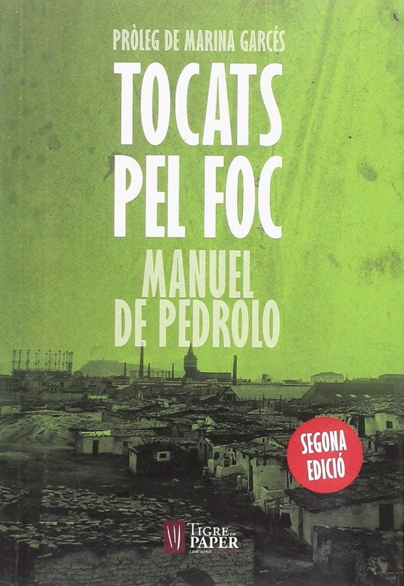 Portada de Tocats Pel Foc (Lletrafelina, el roig dins el negre)