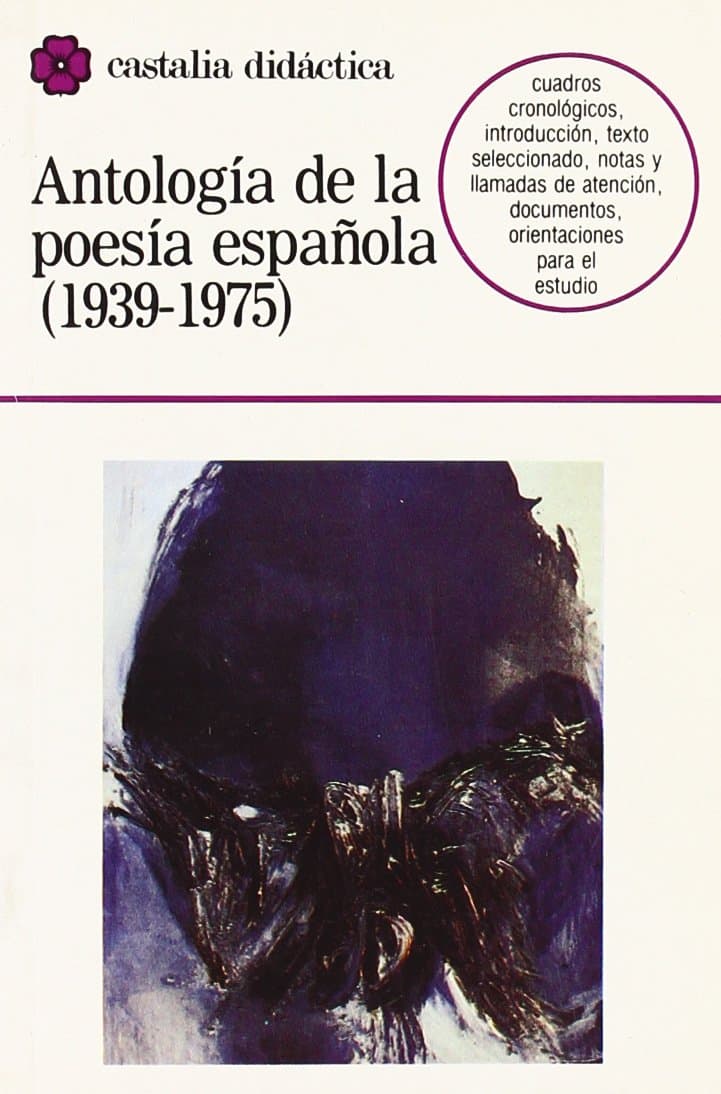 Portada de Antología de la poesía española (1939-1975) . (CASTALIA DIDACTICA)