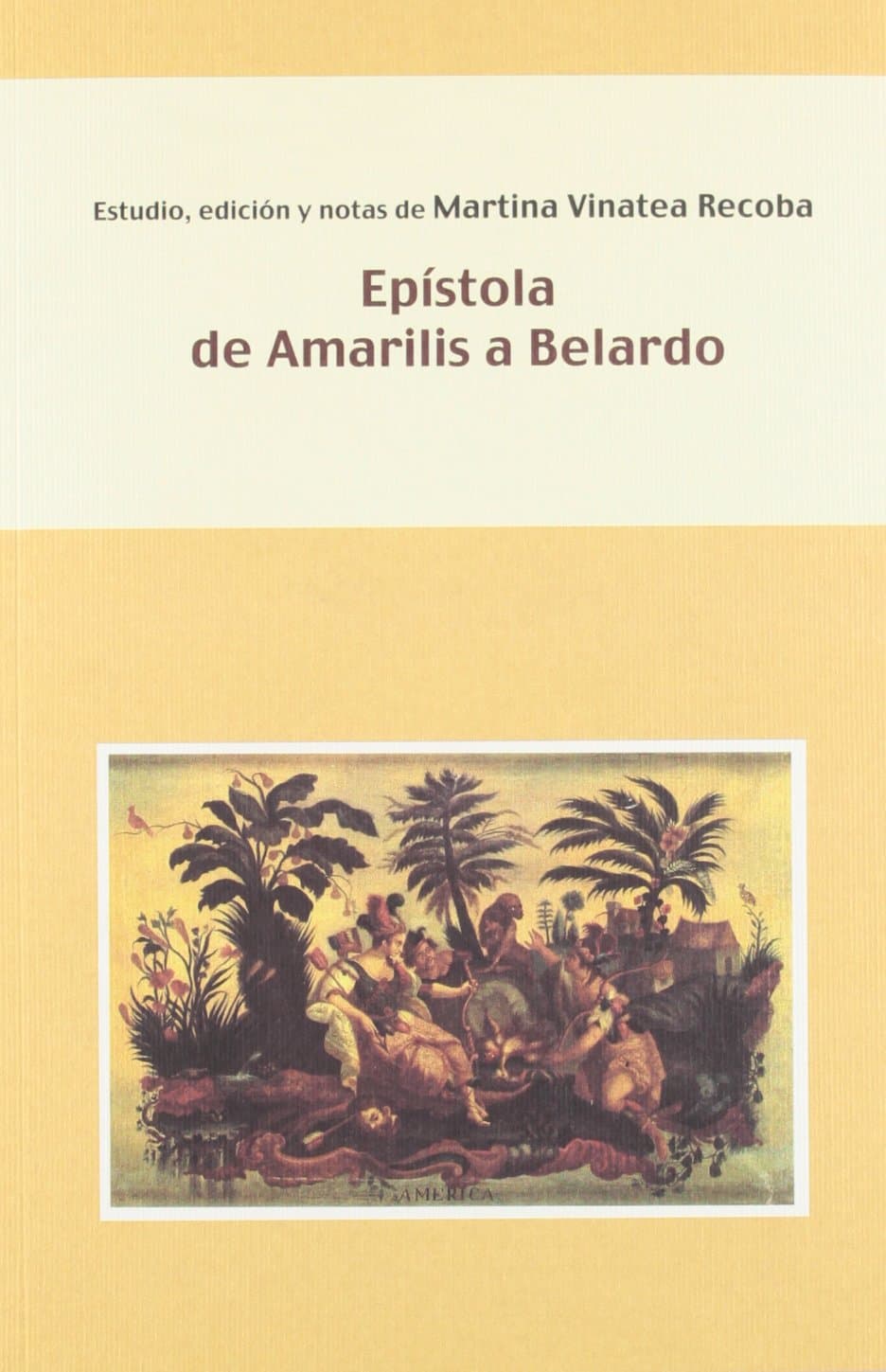 Portada de Epístola de Amarilis a Belardo.