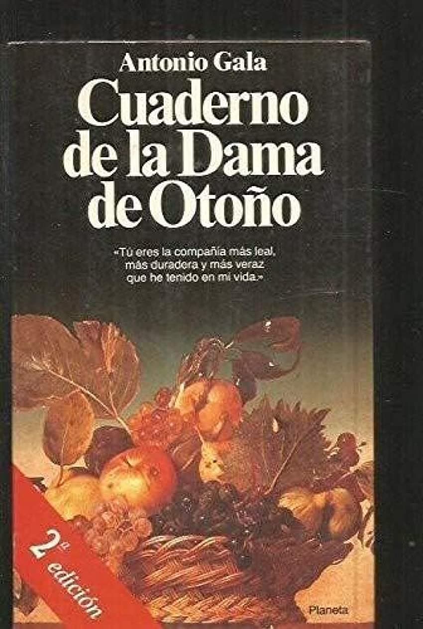 Portada de Cuaderno de la dama de otoño