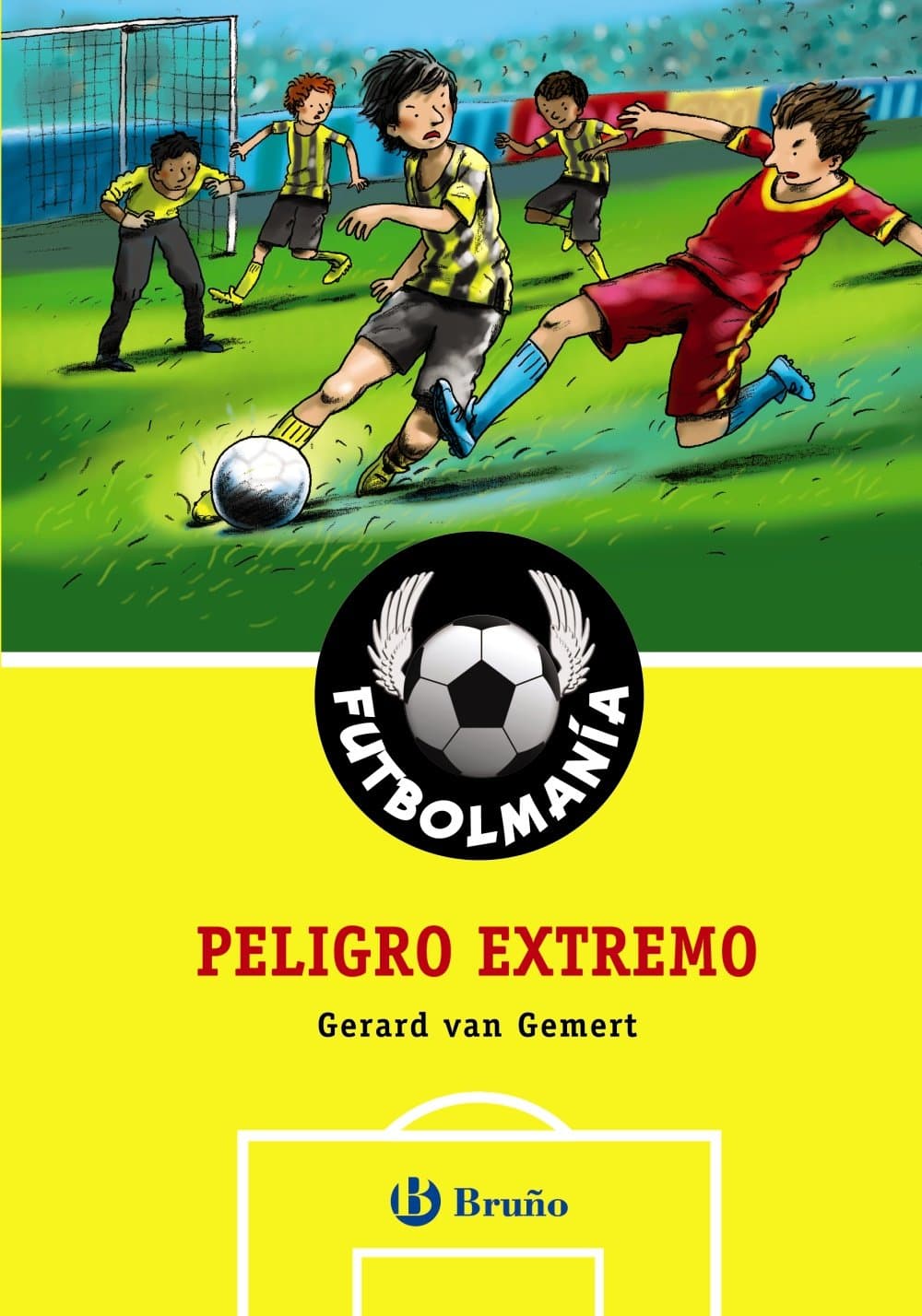 Portada de FUTBOLMANÍA. Peligro extremo (Castellano - A PARTIR DE 10 AÑOS - PERSONAJES Y SERIES - Futbolmanía)