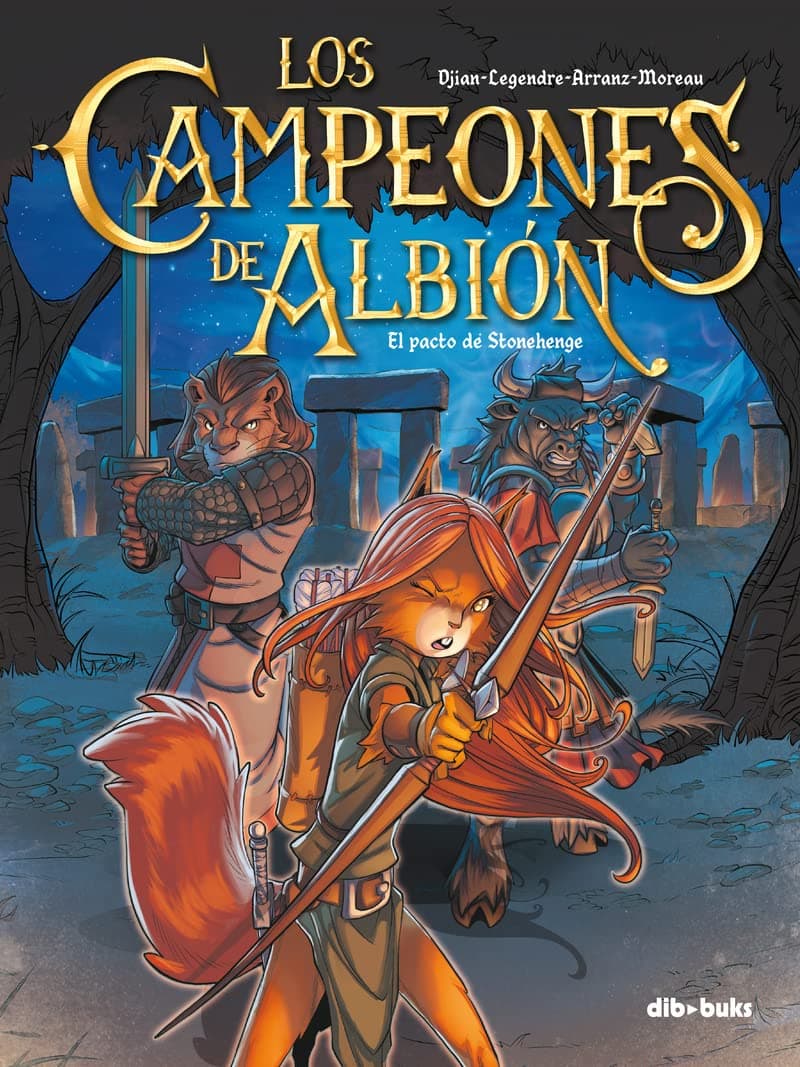 Portada de Los campeones de Albión: El pacto de Stonehenge (Aventúrate)