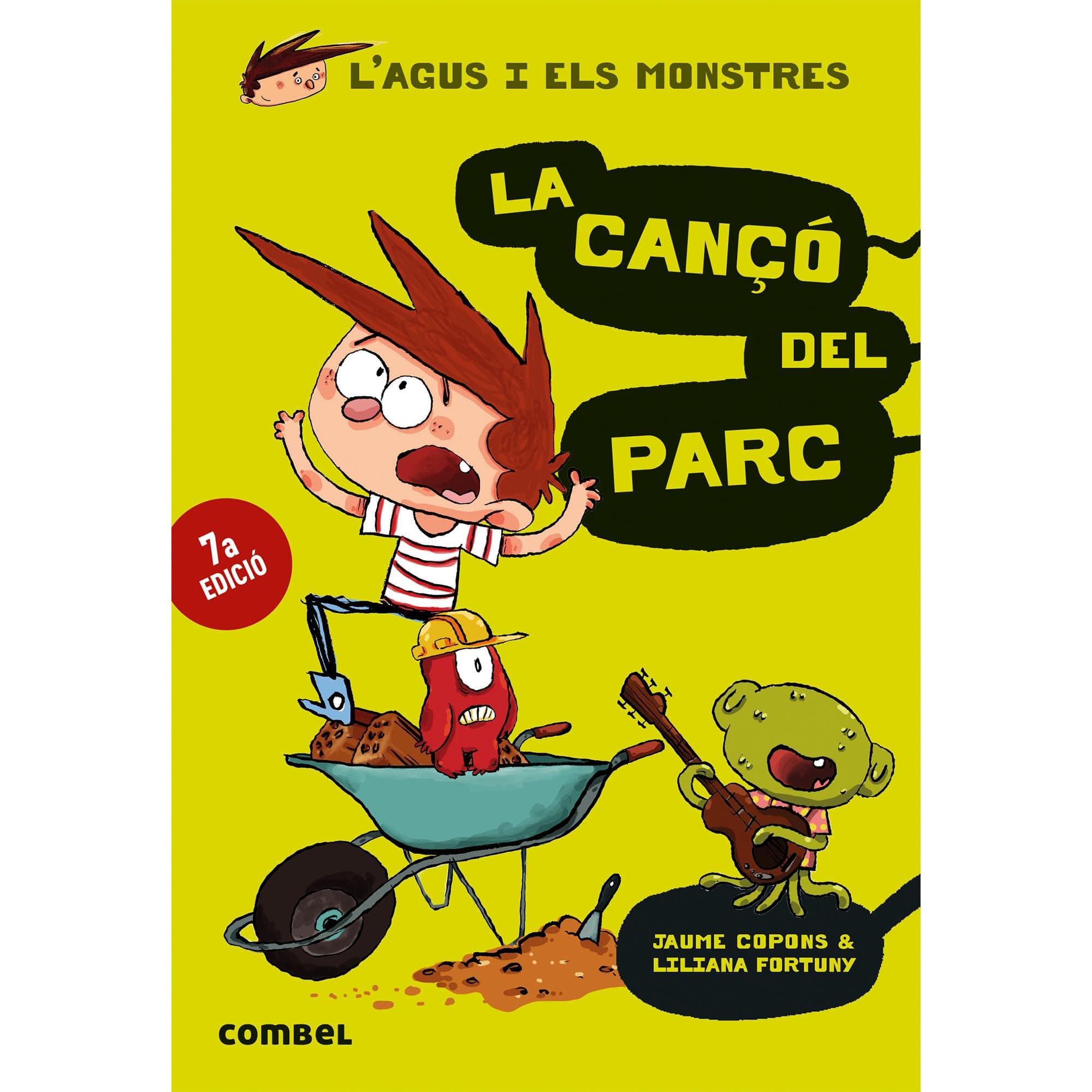 Portada de La cançó del parc (L'Agus i els Monstres 3) - Novel·la Gràfica Infantil 8 Anys
