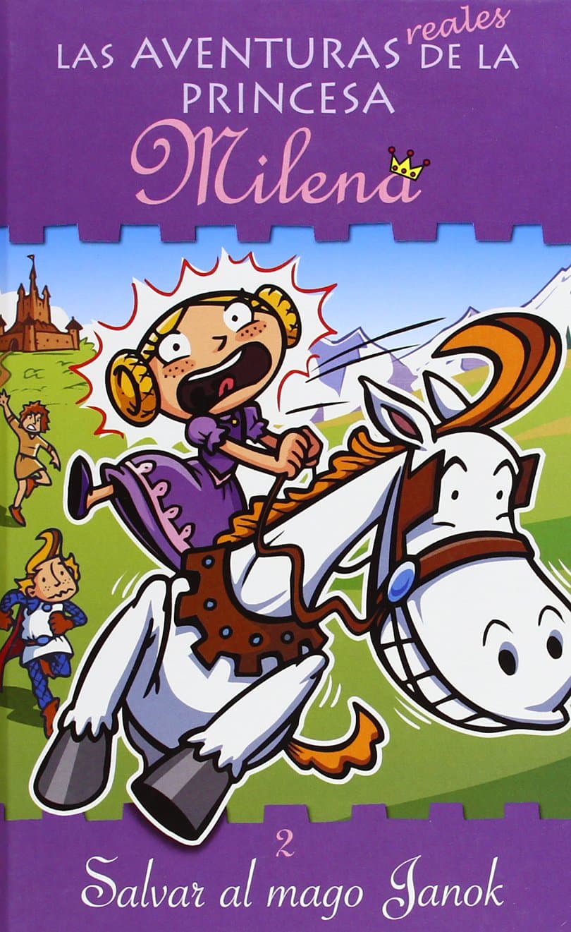Portada de Aventuras reales princesa milena, salvar mago (Aventuras Reales de la Princesa Milena)