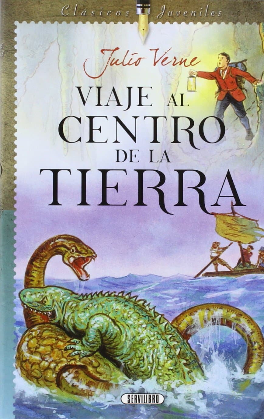 Portada de Viaje al centro De La Tierra (CLASICOS JUVENILES)