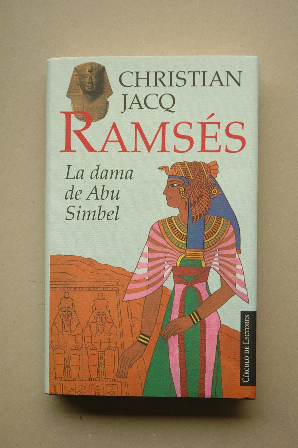 Portada de Ramses, la dama de abu simbel