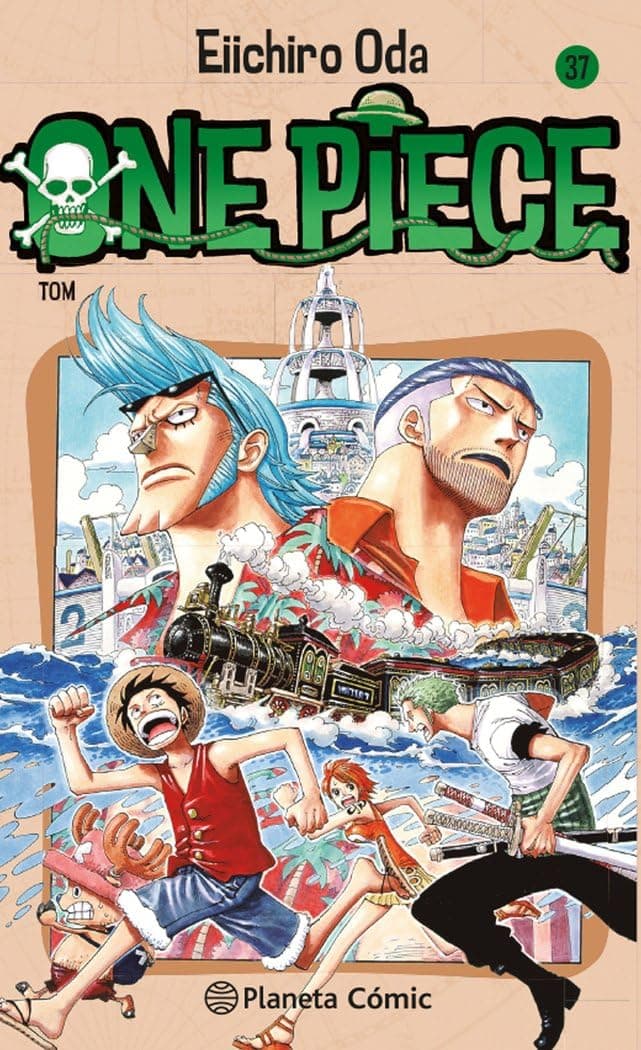 Portada de One Piece nº 037: El Sr. Tom: 37 (Manga Shonen)