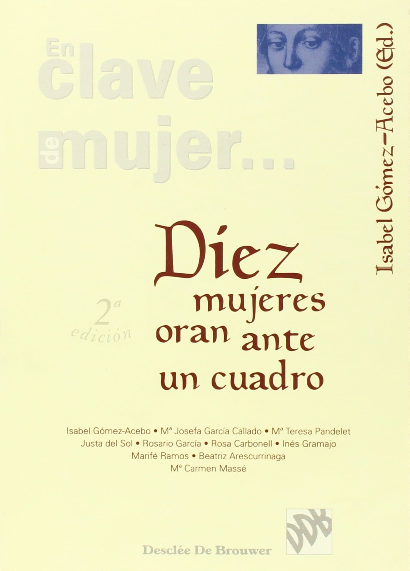 Portada de Diez mujeres oran ante un cuadro (En clave de mujer...)