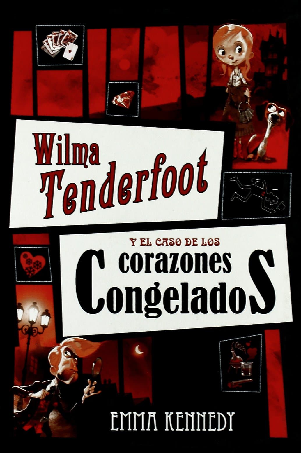 Portada de Wilma Tenderfoot y el caso de los corazones congelados