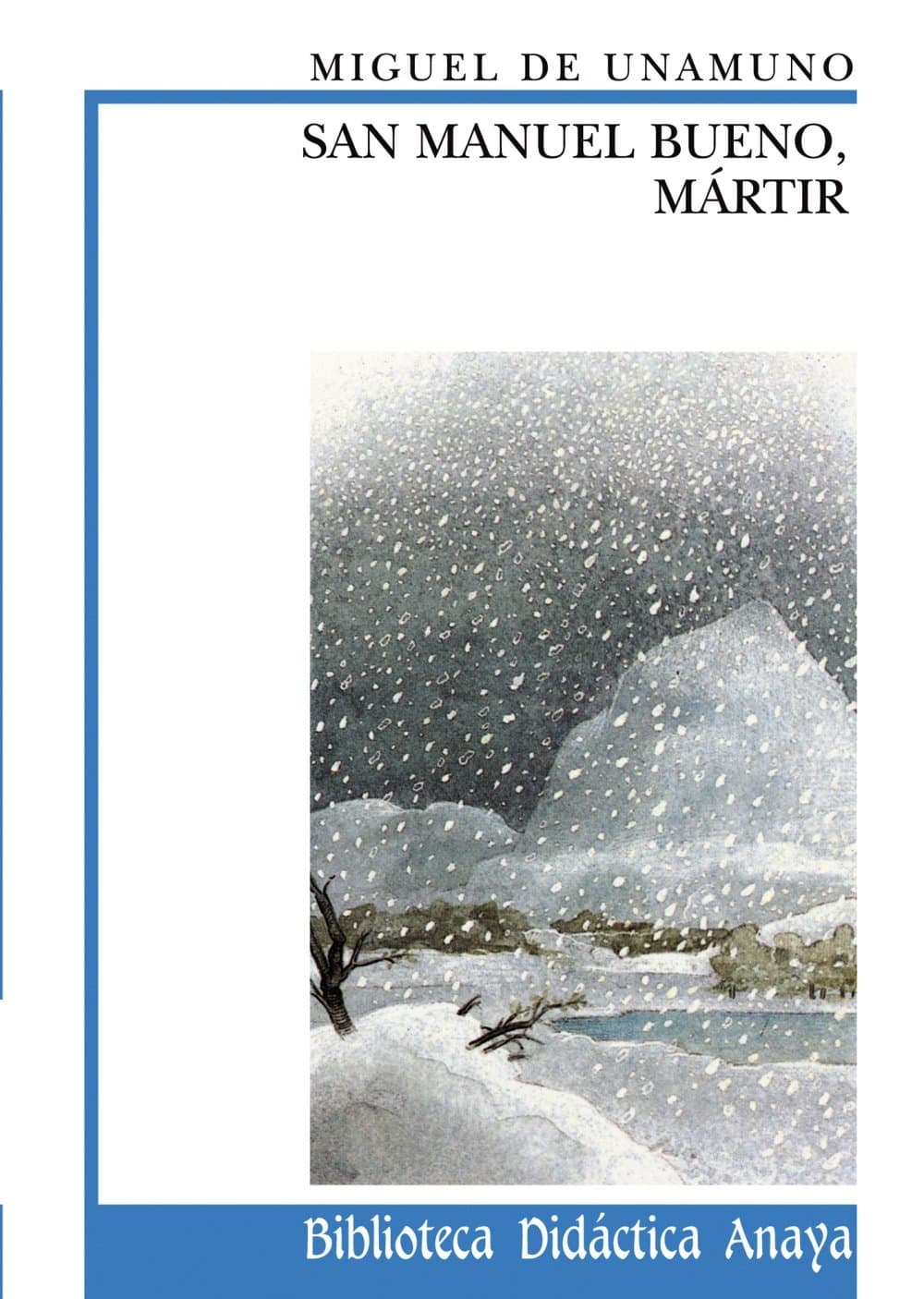 Portada de San Manuel Bueno, mártir (CLÁSICOS - Biblioteca Didáctica Anaya)