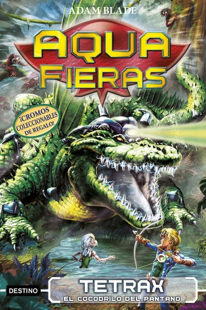 Portada de Tetrax, el cocodrilo del pantano: Aquafieras 9