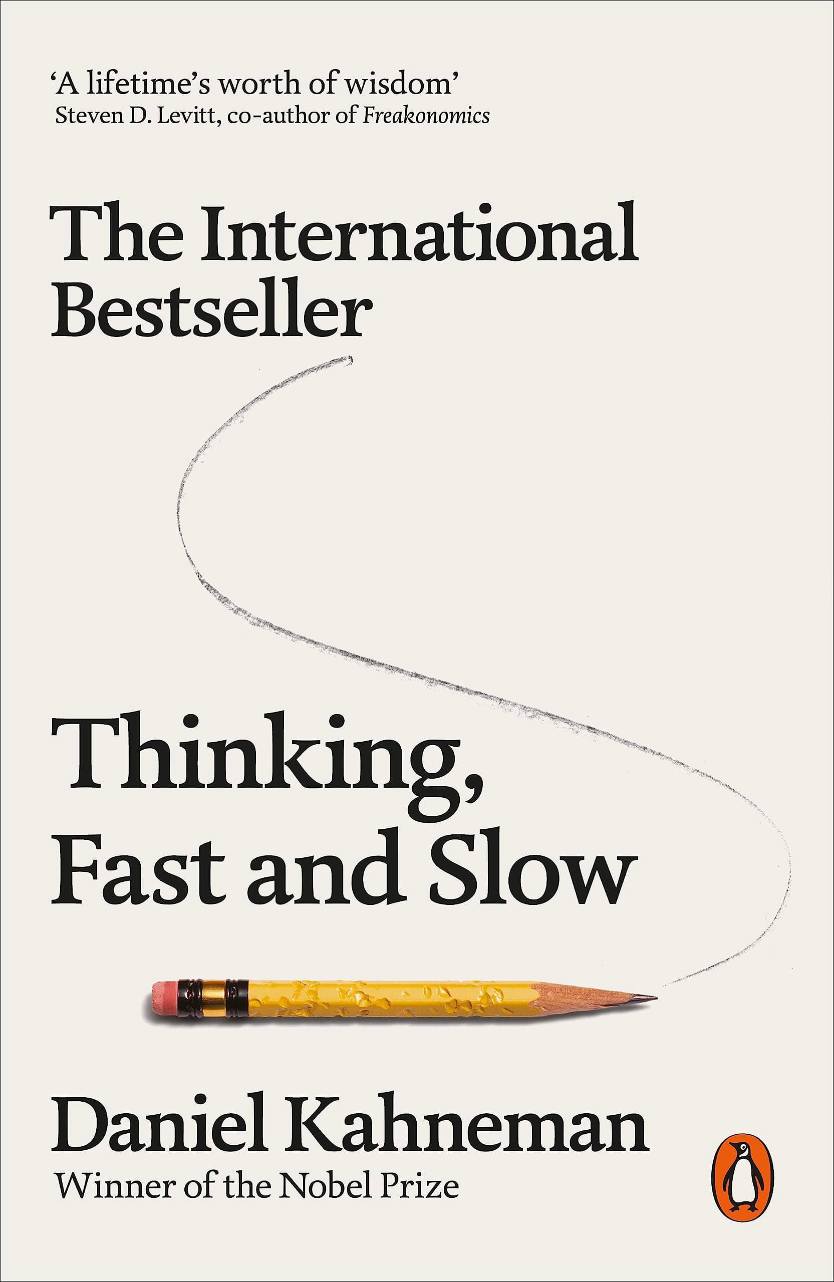 Portada de Thinking, fast and slow: Daniel Kahneman