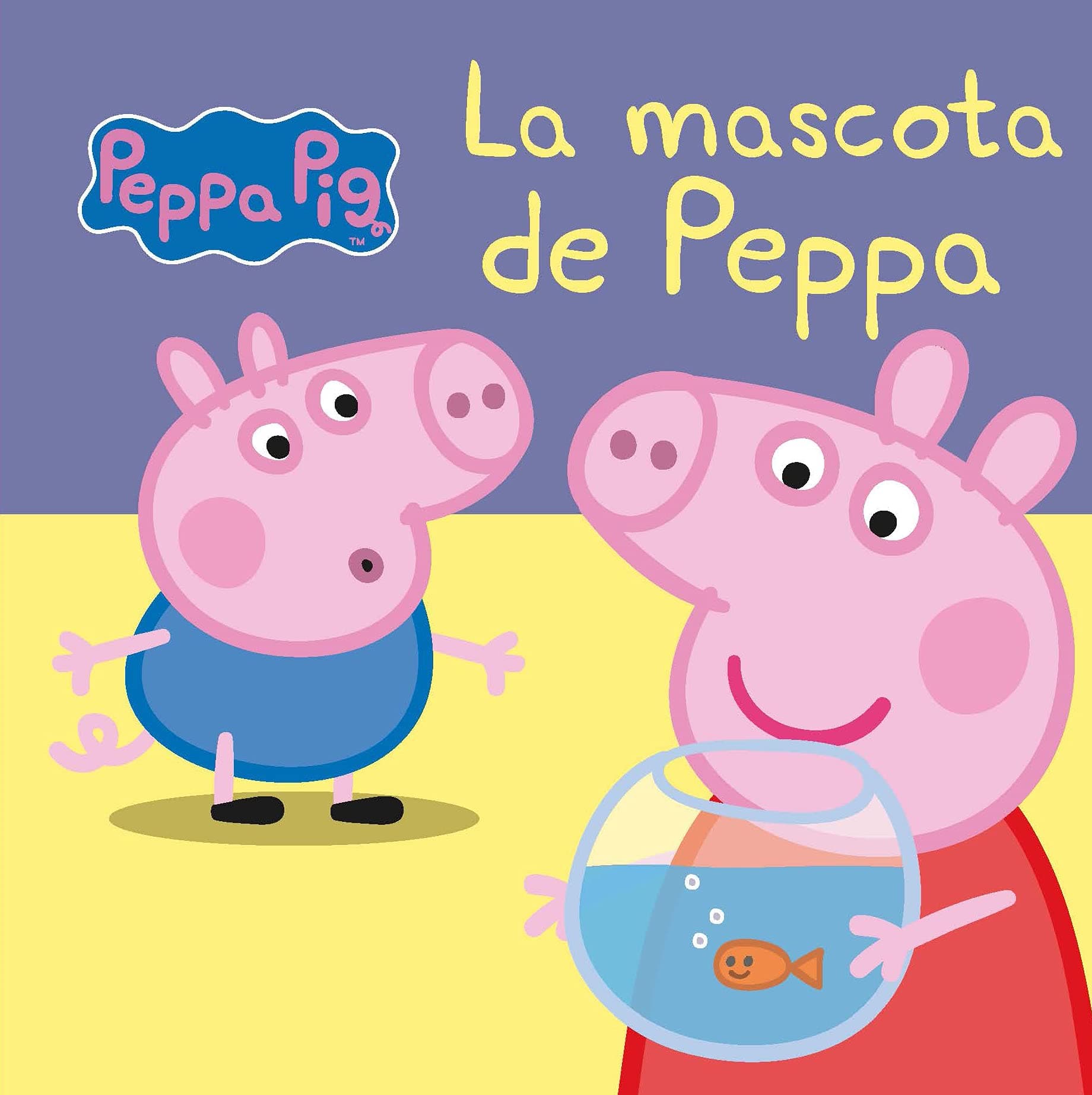 Portada de Peppa Pig. Libro de cartón - La mascota de Peppa