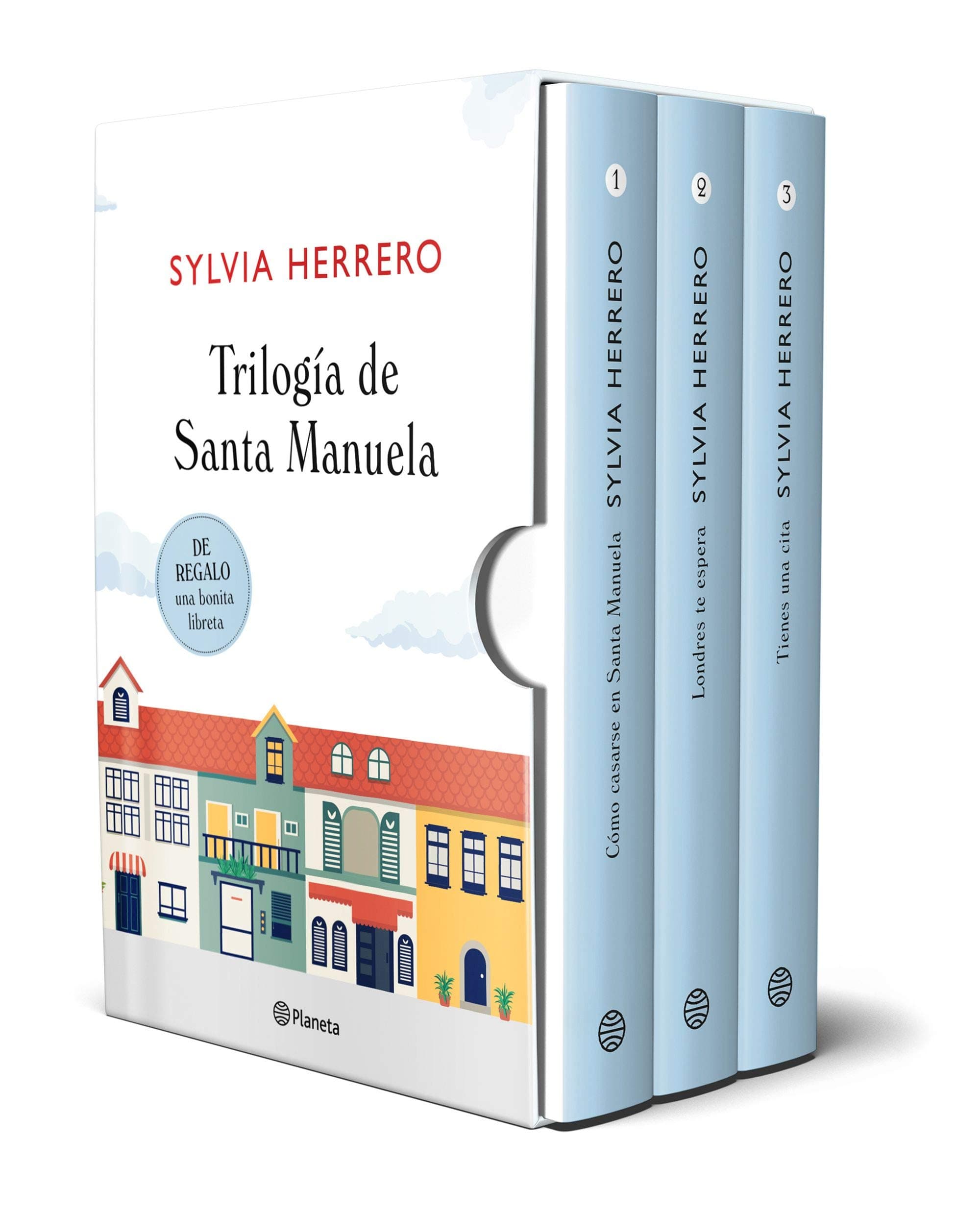 Portada de Estuche Santa Manuela (Cómo casarse en Santa Manuela + Londres te espera + Tienes una cita)