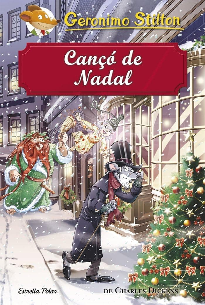 Portada de Cançó de Nadal (Geronimo Stilton. Els clàssics)