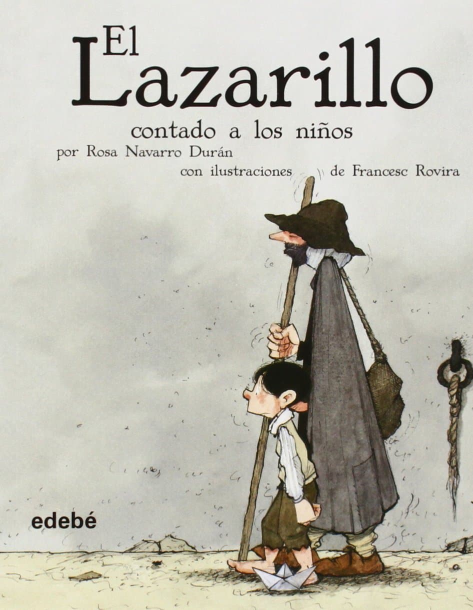 Portada de EL LAZARILLO CONTADO A LOS NIÑOS (CLÁSICOS CONTADOS A LOS NIÑOS)