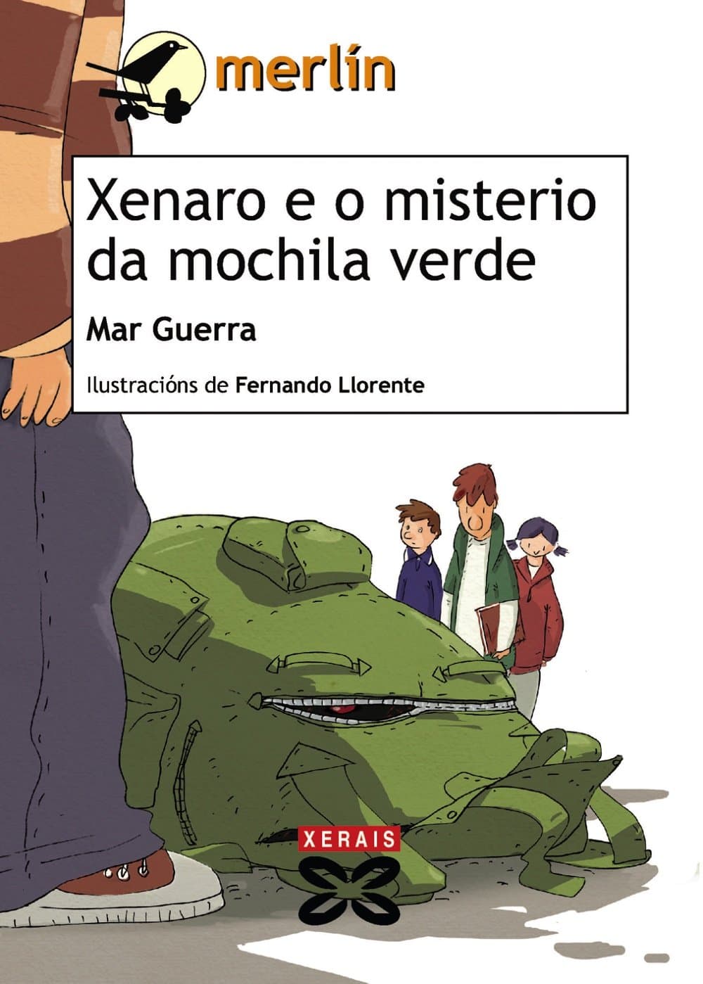 Portada de Xenaro e o misterio da mochila verde (INFANTIL E XUVENIL - MERLÍN - De 11 anos en diante)