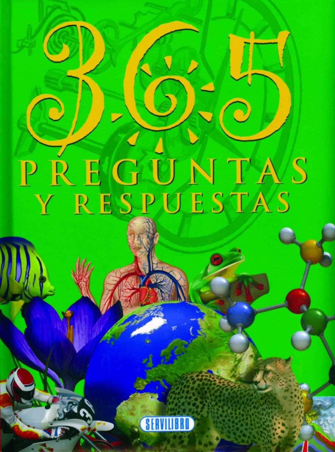 Portada de Distripubli Libro 365 Preguntas y respuestas 196 paginas 20.3 x 27.1 cm
