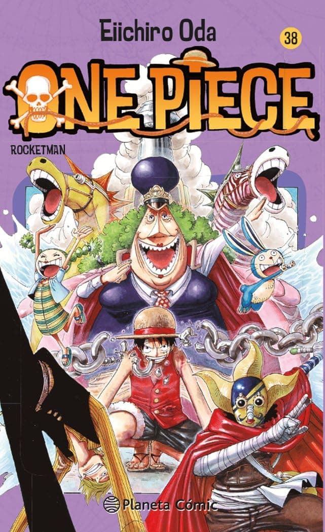 Portada de One Piece nº 038: ¡¡Rocketman!!: 38 (Manga Shonen)