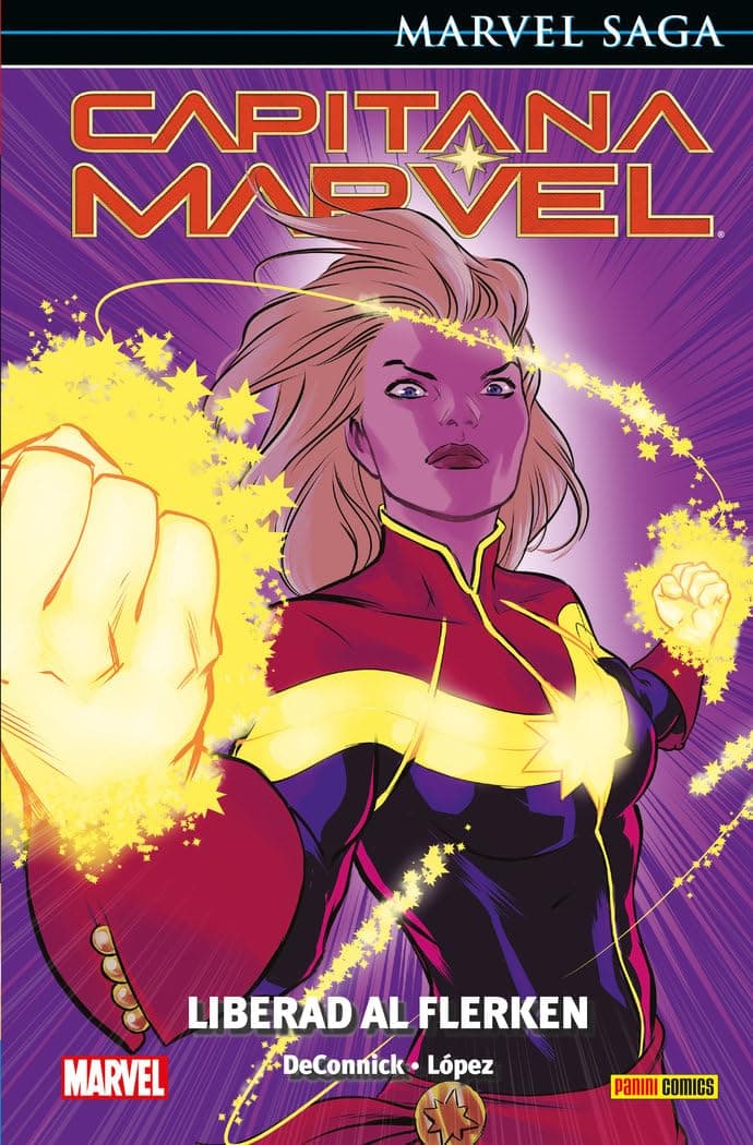 Portada de Capitana Marvel 5. Liberad al Flerken